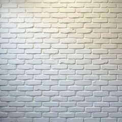Fototapeta premium White brick wall with a white brick pattern
