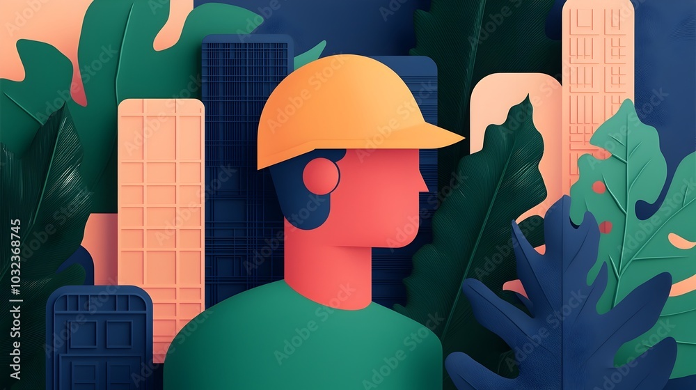 Aufkleber diverse digital characters meticulously safeguarding a network of interconnected digital assets in a