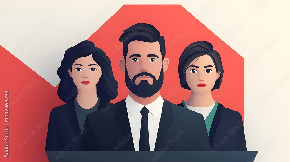 Poster A team of digitally rendered figures from diverse backgrounds and identities collaborating to secure a complex system of digital assets in a 3D isometric security scenario showcasing a striking
