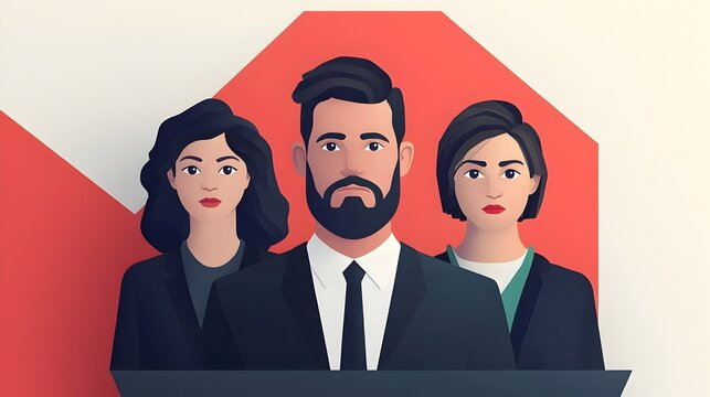 A team of digitally rendered figures from diverse backgrounds and identities collaborating to secure a complex system of digital assets in a 3D isometric security scenario showcasing a striking