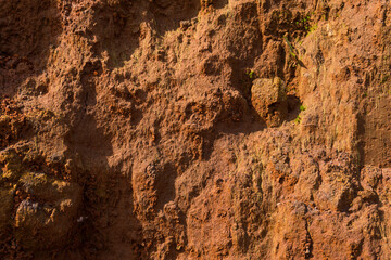 red soil texture as background