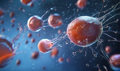 This image is an illustration of the fertilization process