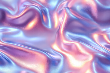 Obraz premium A Mesmerizing Seamless Texture of Ethereal Pastel Waves Capturing Light in Soft Hues