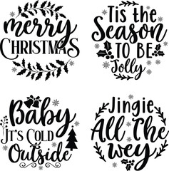 Merry Christmas SVG , Funny Christmas Bundle