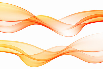 A gold transparent wave stream. Abstract wave