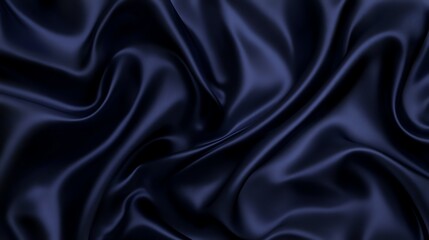 Fototapeta premium dark navy satin fabric, elegant backdrop for product photography