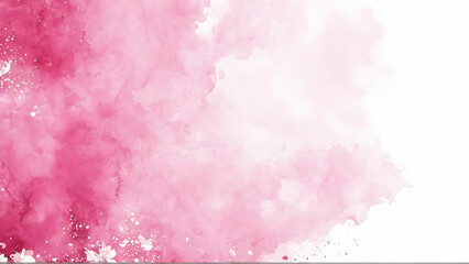 Obraz premium Water color, pink, white background, used as a background in the wedding and other tasks, water, color, graphic resources