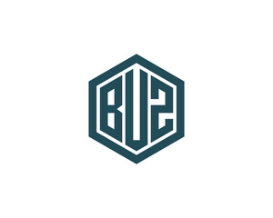 BUZ logo design vector template. BUZ