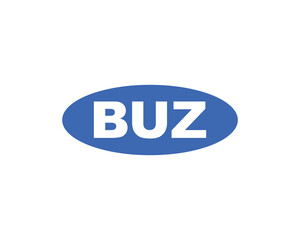 BUZ logo design vector template. BUZ