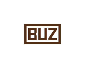 BUZ logo design vector template. BUZ