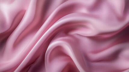 Obraz premium Pink satin fabric with delicate silk texture