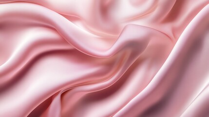Fototapeta premium Pink satin fabric with delicate silk texture