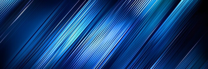 Blue abstract background. Geometric lines pattern. Modern shiny blue gradient lines. Futuristic technology graphic design. Suit for business, cover, header, wallpaper, corporate, website, flyer