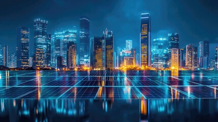 renewable energy, clean technology, symbolizing sustainable energy, environmental harmony.