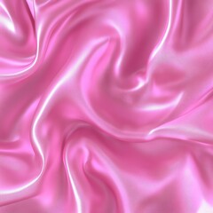 Obraz premium Soft pink satin fabric with a silky texture, perfect for a romantic and elegant backdrop