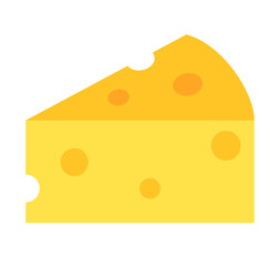 Piece of cheese vector icon