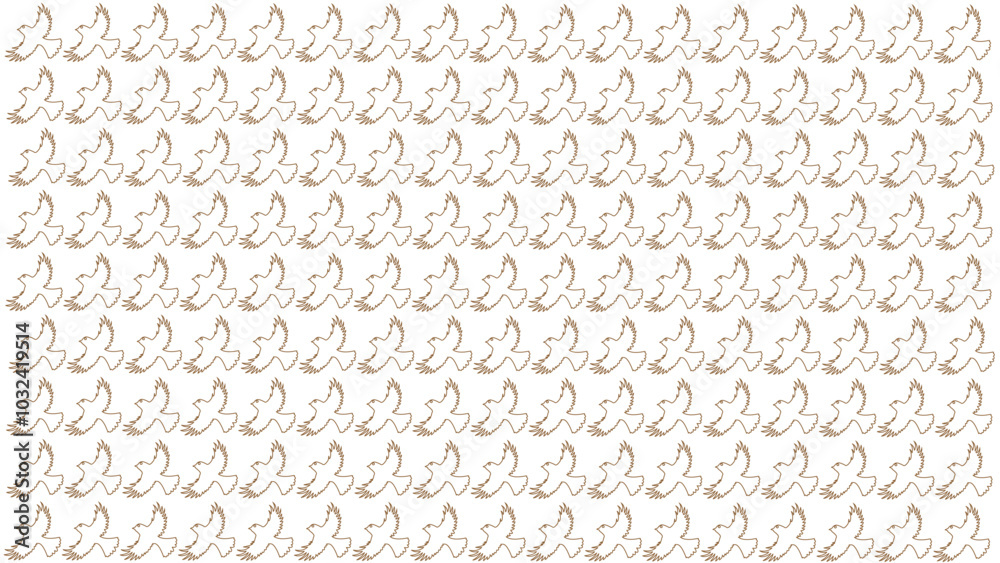 Wall mural bird abstract pattern background vector texture and bird vector background