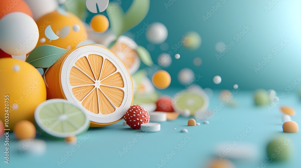 Fototapete elegant paper art with captivating typography design handmade craft featuring intricate patterns geo