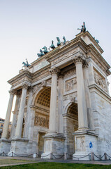 Arco della Pace, Milano, Italia.