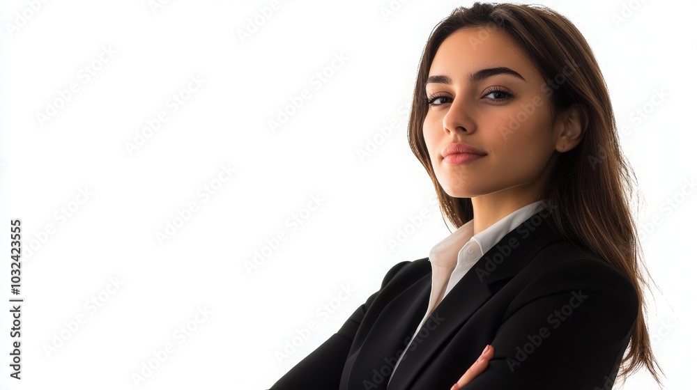 Wall mural business woman