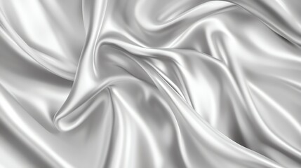 Obraz premium silver satin fabric for a luxurious and elegant backdrop