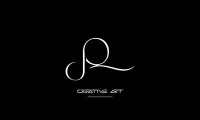 JQ, QJ, J, Q abstract letters logo monogram