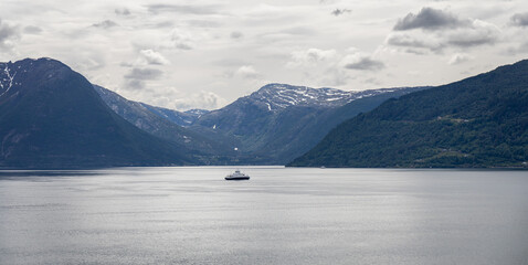 lake in the mountains