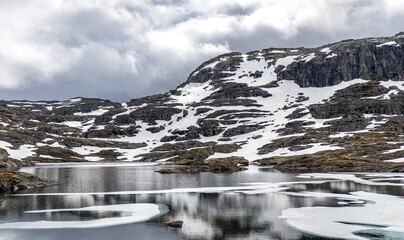 lake in the mountains