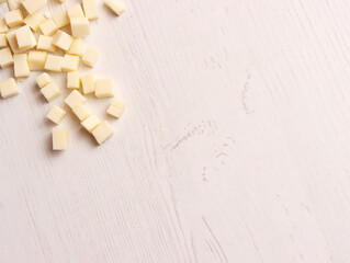cheese cubes swiss milk cut health food square diet breakfast cheddar ingredient photo background