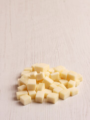 cheese cubes swiss milk cut health food square diet breakfast cheddar ingredient photo background