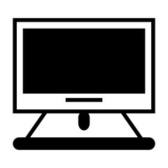 black lcd tv monitor