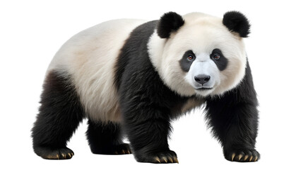 Panda Isolated on Transparent Background. PNG.