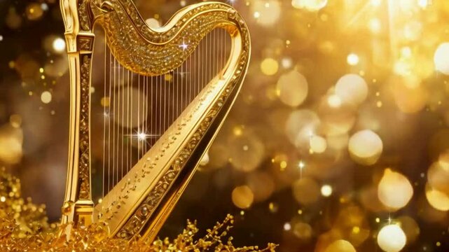 golden musical instrument