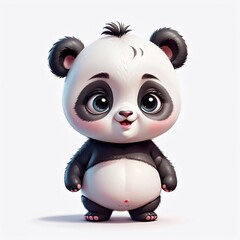 Naklejka premium Panda Baby
