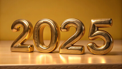 Golden Happy New Year 2025 Wishes
