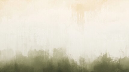 Green and white paint strokes are blending on a textured surface, creating an abstract background with a gradient effect. The subtle texture adds depth and visual interest