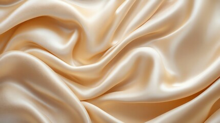Obraz premium Silky beige fabric texture for elegant backdrop