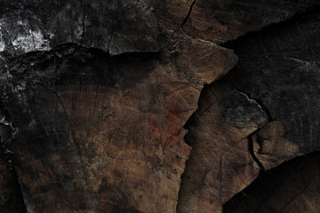 Old brown wooden background. Timber board tetxure