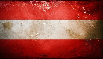 古いビンテージのオーストリアの国旗(Old grunge vintage Austria flag.)
