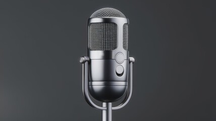 Fototapeta premium microphone isolated on white