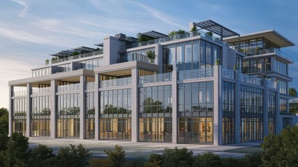 building in the city