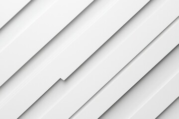 Obraz premium Abstract White Diagonal Stripes with Shadows
