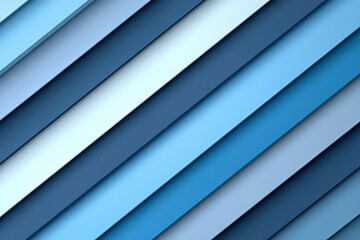 Obraz premium Abstract Diagonal Pattern of Blue and White Stripes