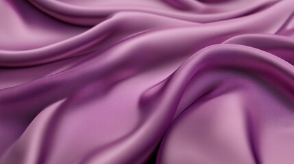 Obraz premium soft purple satin backdrop with soft, flowing curves of silky fabric