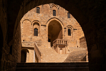 Deyruzzaferan Monastery, 3 km east of Mardin, is an Assyrian monastery built in the 5th century and one of the important centers of Assyrians.