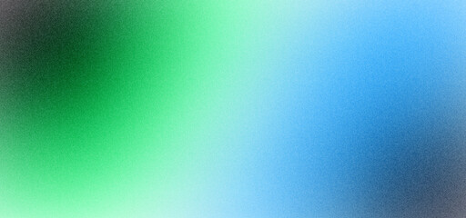 Green blue rough gradient abstract background with noise texture