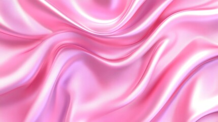 Obraz premium Silk satin fabric texture backgrounds, soft pink textile wave cloth design material backdrop,