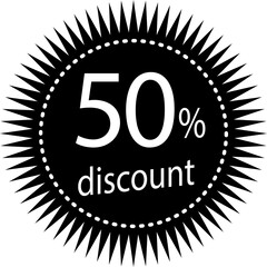 Sale icon badge. Special offer discount tags. Coupon shape templates design. Cyber monday sale discounts. Black friday shopping icons. Best ultimate offer badge. Super discount icons. Vector icons