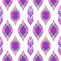 Geometric ethnic oriental seamless pattern traditional design for decoration, card, carpet, wallpaper, clothing, wrapping, batik,  fabric, illustration, background, embroidery style.
