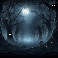 Halloween scarey, horro  landscape  background